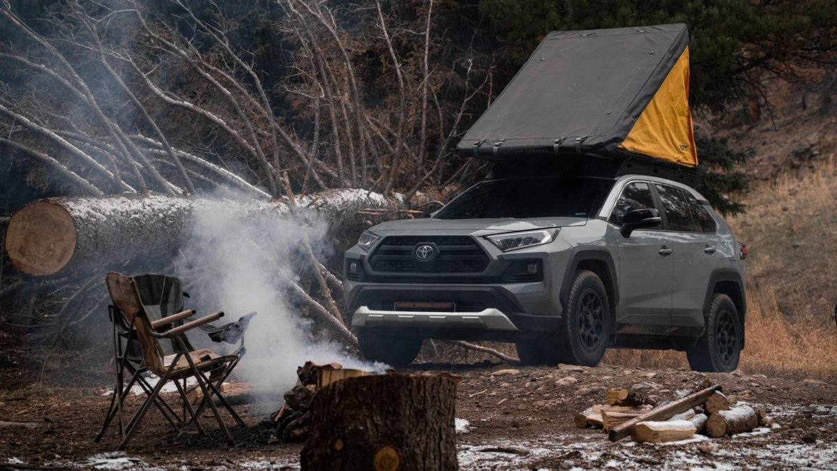 The Snowmass (2019-2025 RAV4 Roof Rack) Half Height (For Single Row Light Bar)