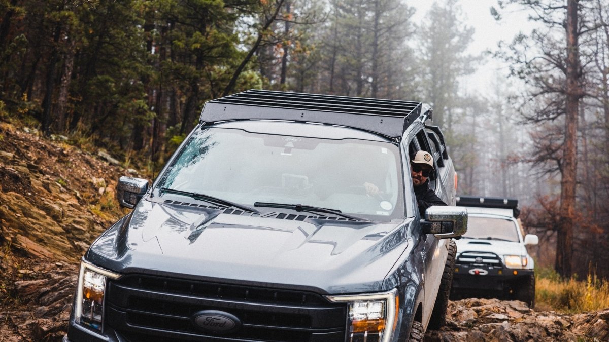 ford raptor roof top tent The Storm (2021-2025 Ford F150/Raptor Roof Rack) Full Height (No Light Bar)