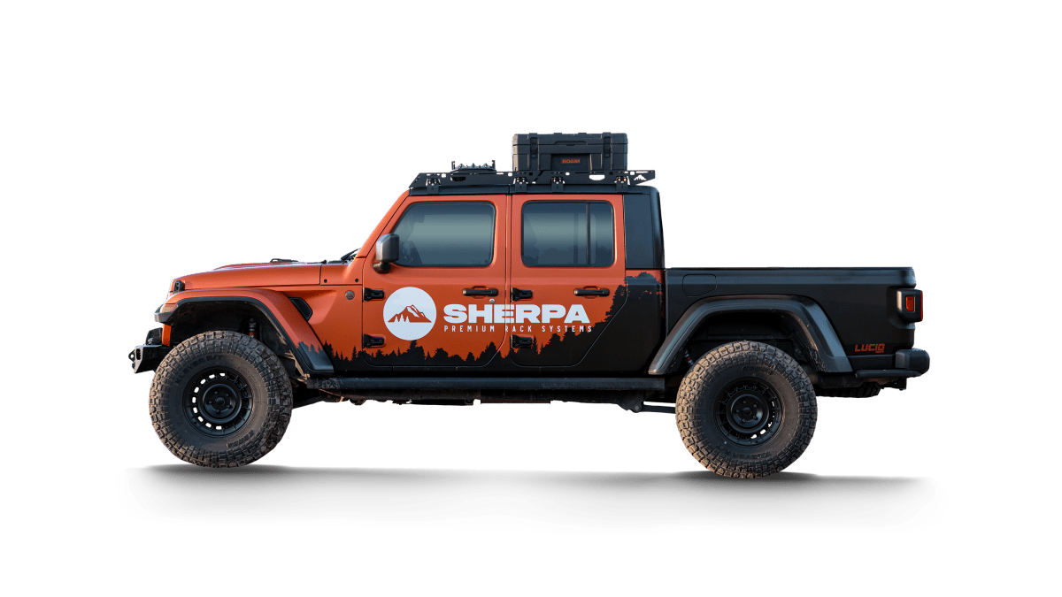 Sherpa Sunlight Roof Rack | Jeep Gladiator (2020 - 2023) | Truck Brigade