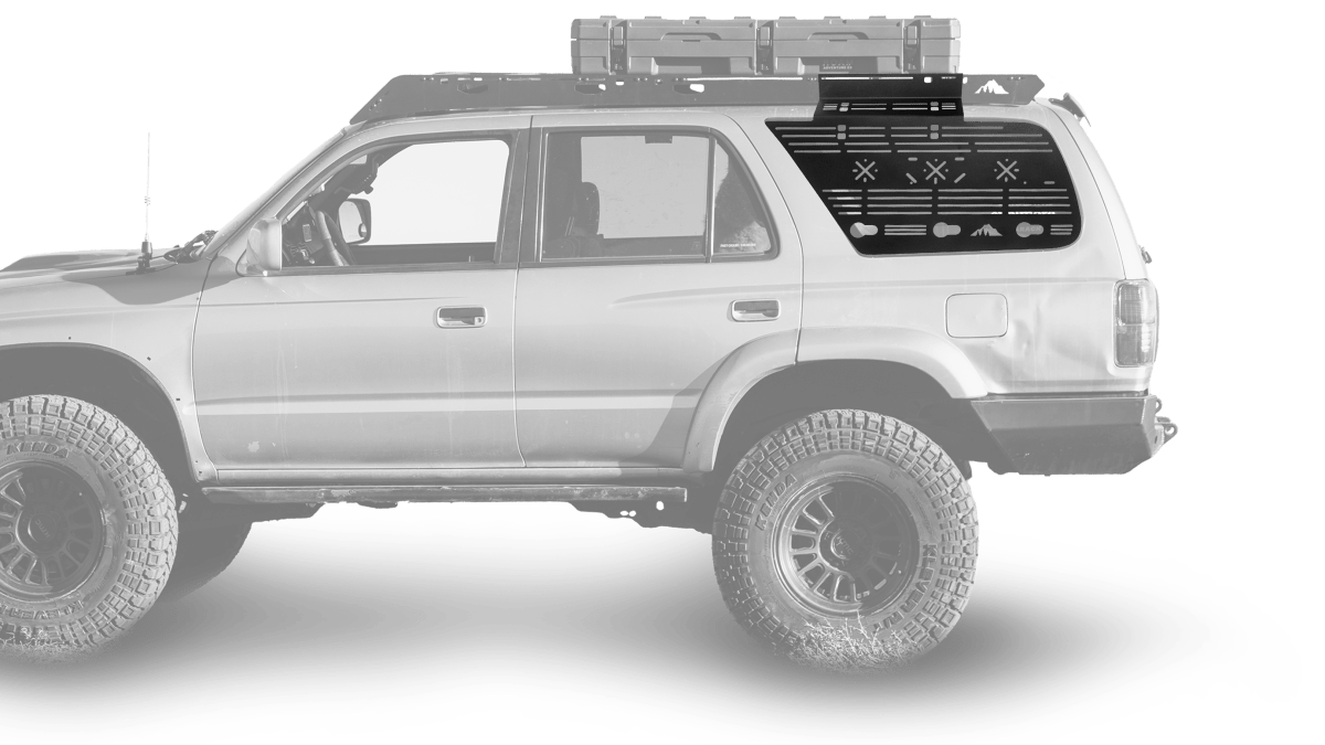 K&L Driver Side Left Rear Window Glass For 1996-2002 Toyota 4Runner, Privacy Tinted, FD20057YPN