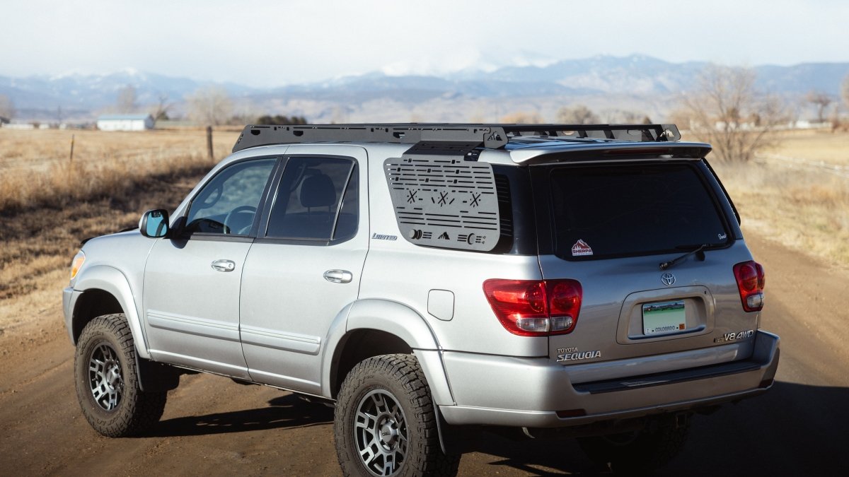 NAGD Passenger Side Rear Vent Window Glass For Toyota Sequoia 2001-2007 – Privacy Tinted, Right Side