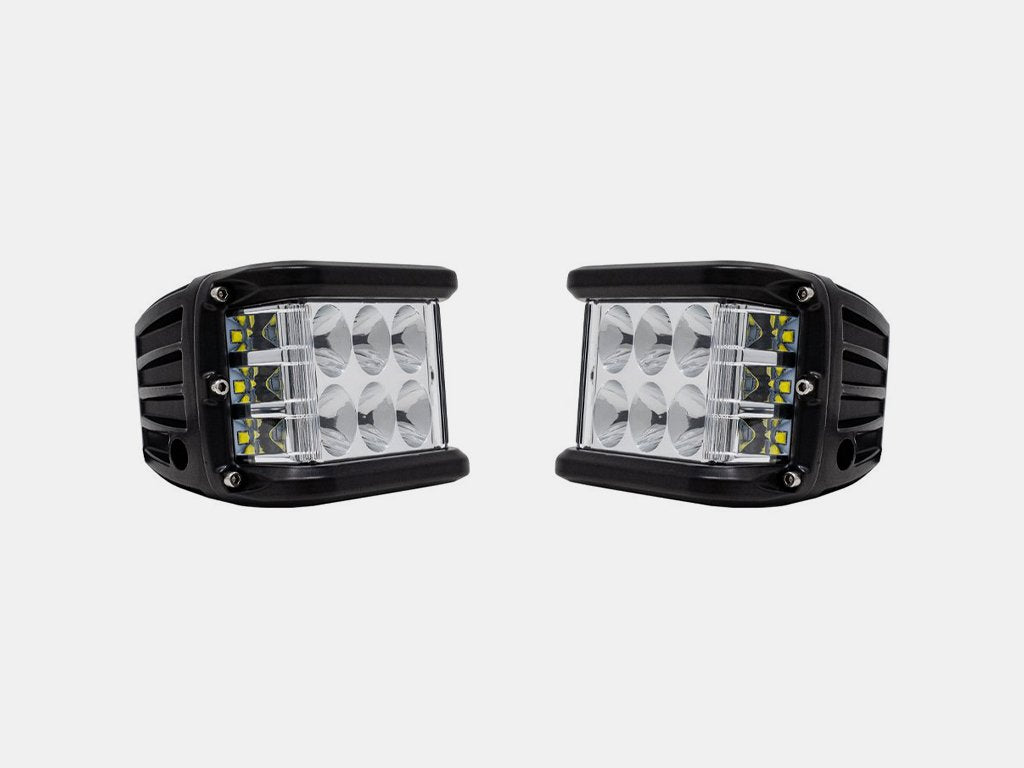 Cali Raised Side Projecting LED Pods (Pair)
