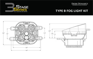 Diode Dynamics SS3 LED Fog Light Kit | Toyota 4Runner (2014-2023)