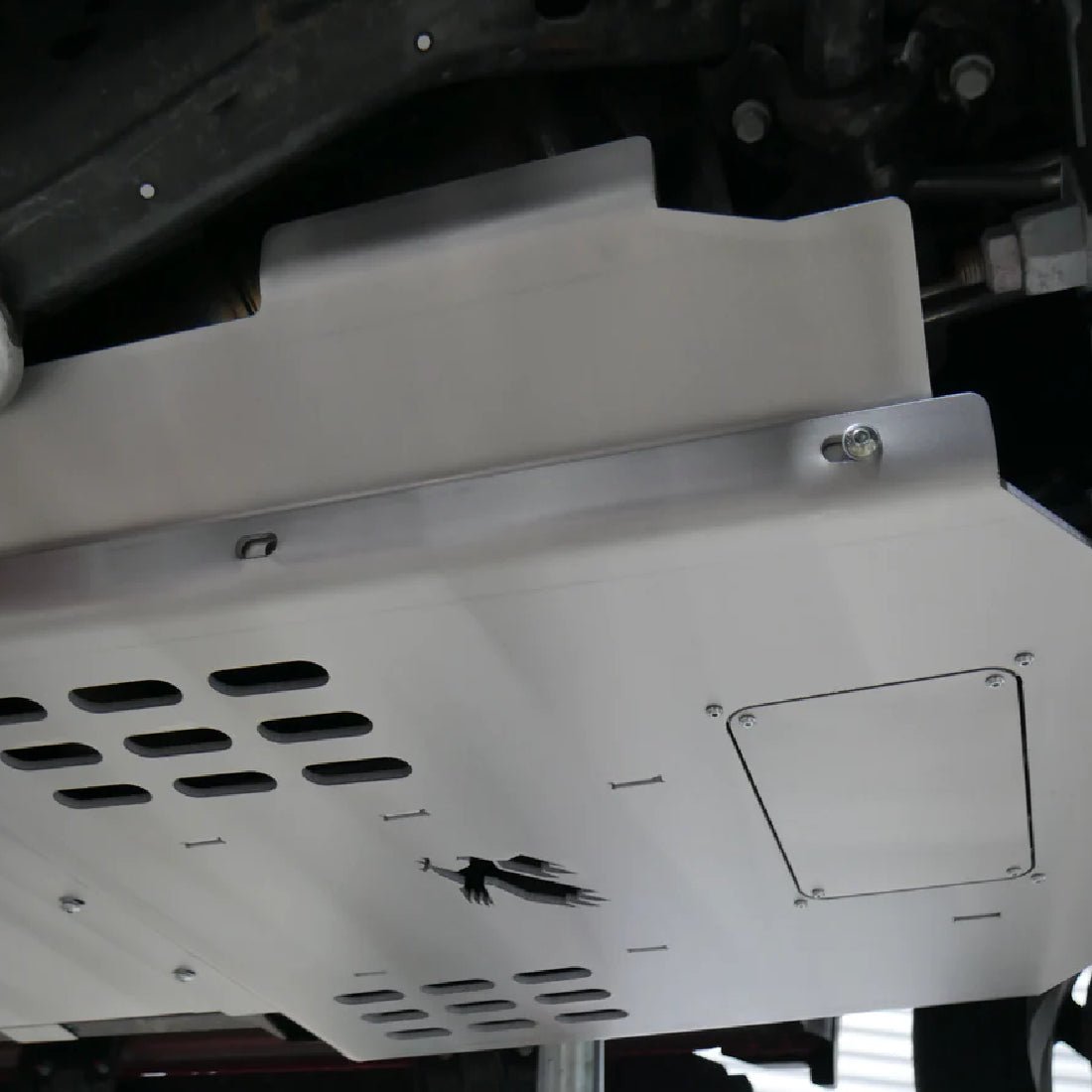 Talons Garage Transmission/Catalytic Converter Skid Plate | RAM 1500 (2019-2023) - Truck Brigade