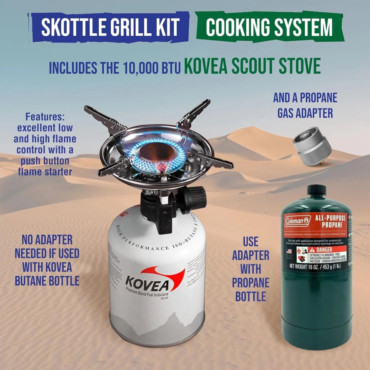 Tembo Tusk Ultimate Skottle Grill Kit Stove | Truck Brigade