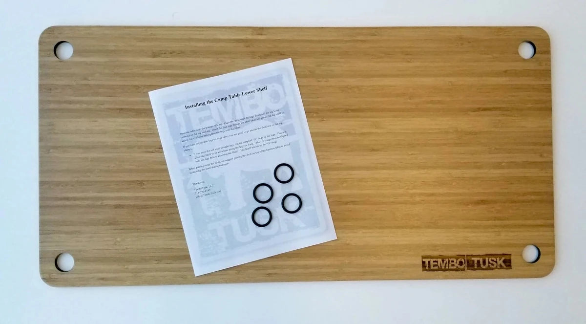 Tembo Tusk Camp Table Shelf Kit | Truck Brigade