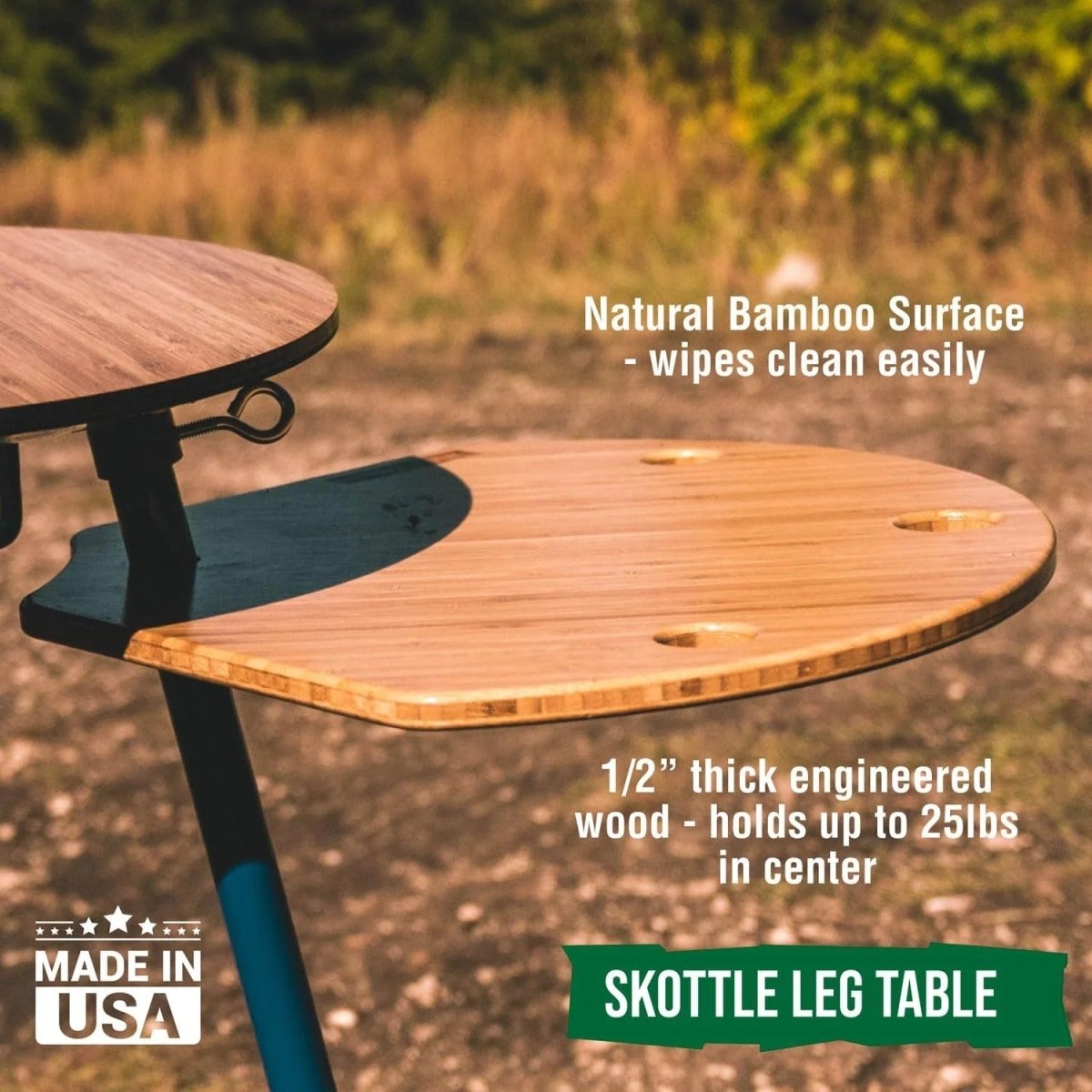 Tembo Tusk Skottle Leg Table | Truck Brigade