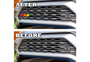 Cali Raised 4Runner, Tacoma, Tundra, Tri-Color Badge Emblem Decoration