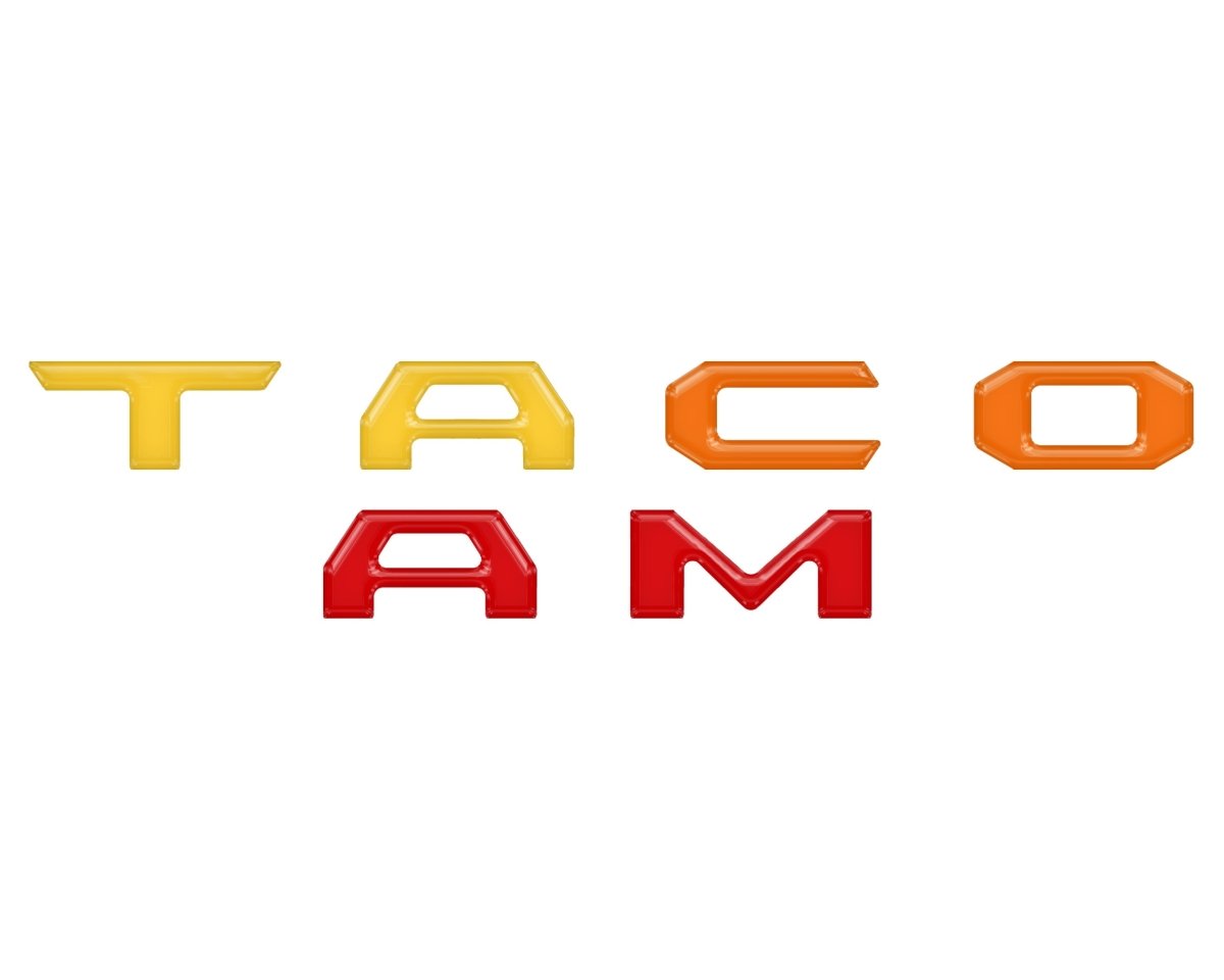 TUFSKINZ Glove Box Letter Inserts | Toyota Tacoma (2016 - 2023) - Truck Brigade