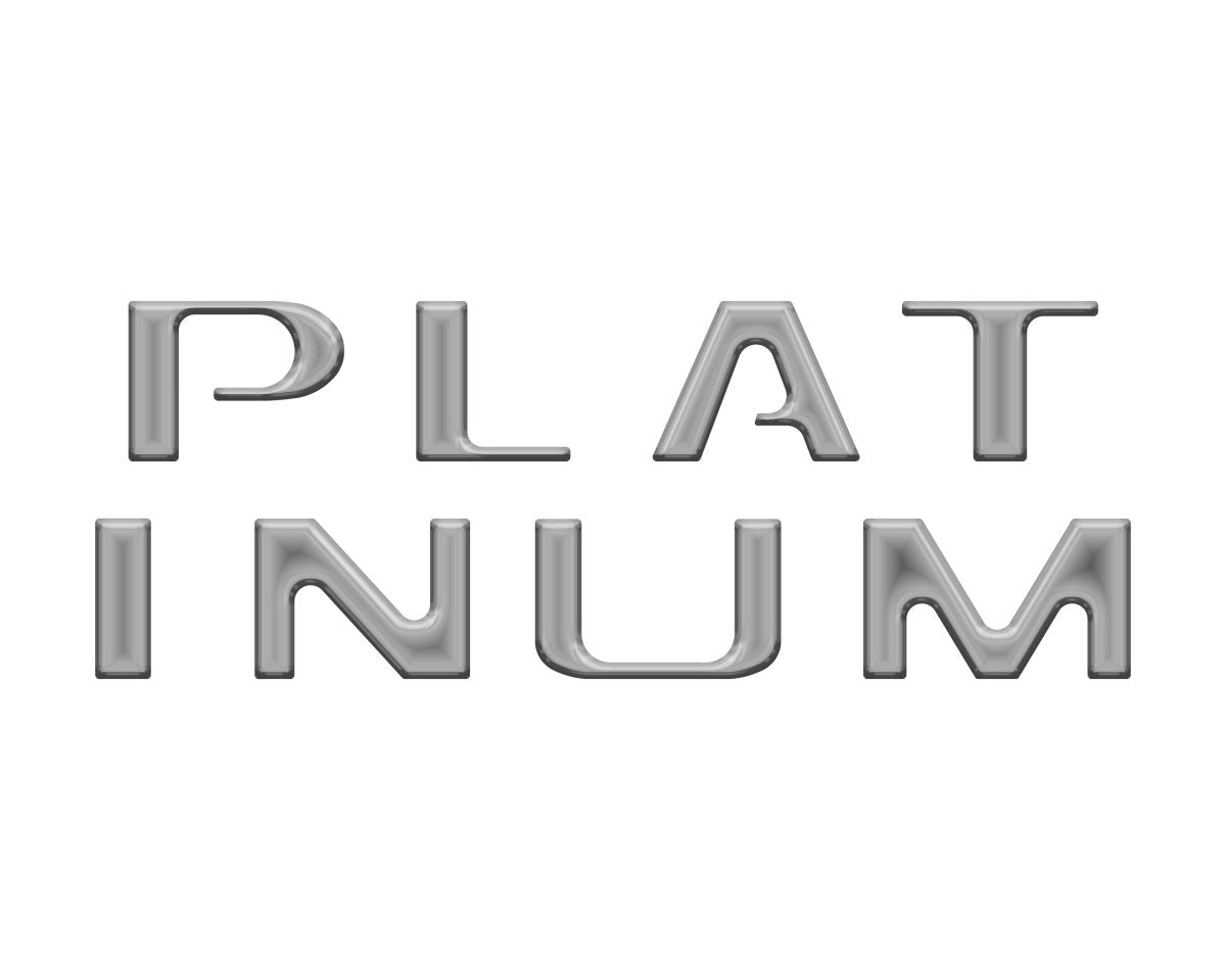 TUFSKINZ Platinum Tailgate Letter Inserts Fits | Ford F150 (2021 - 2024) - Truck Brigade