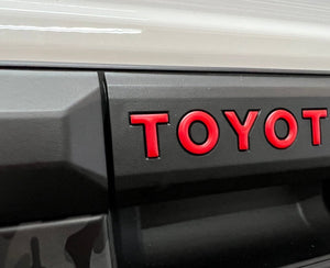 TUFSKINZ Tailgate Handle Letter Inserts | Toyota Tacoma (2024-2026) | Truck Brigade