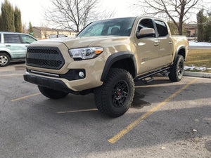 Cali Raised 32 Inch Lower Bumper Flush Slim Light Bar Mounting Brackets | Toyota Tacoma (2016-2023)
