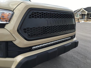 Cali Raised 32 Inch Lower Bumper Flush Slim Light Bar Mounting Brackets | Toyota Tacoma (2016-2023)
