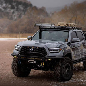 upTOP Overland Bravo Double Cab Roof Rack | Toyota Tacoma (2005-2023) - Truck Brigade