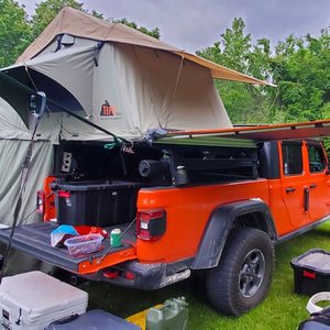 Xtrusion Overland XTR1 Bed Rack | Jeep Gladiator (2019-2023) - Truck Brigade