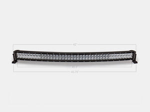 Cali Raised 42 Inch Curved Dual Row 5D Optic OSRAM LED Bar