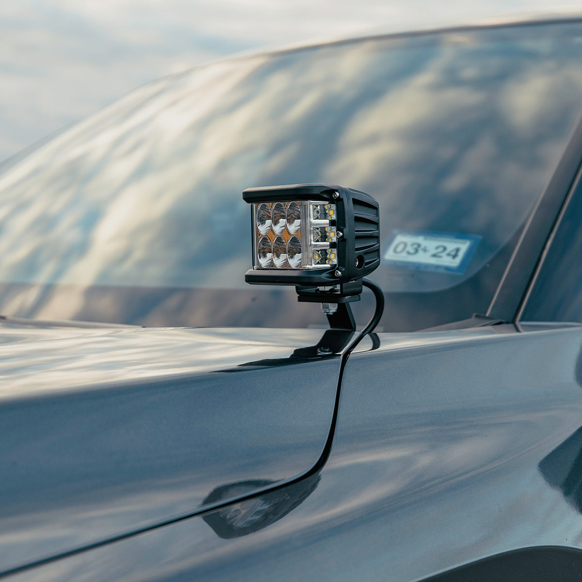 Cali Raised Low Profile Ditch Light Bracket Kit | Toyota Tundra (2022-2024)